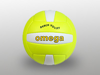 Yellow beach volley ball